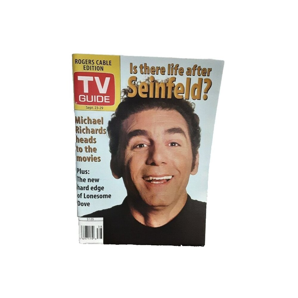 TV Guide September 1995 Michael Richards Seinfeld Rogers Cable Edition